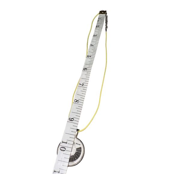 Burning Man 2017 Pendant Necklace Round Map Logo Silvertone Yellow Cord Souvenir - Picture 5 of 5